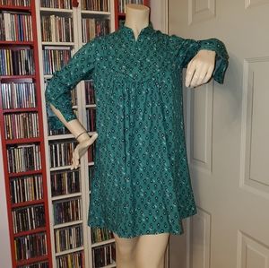 Green babydoll dress
